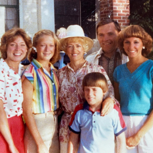 The Lohrentz family at Camp in 1980