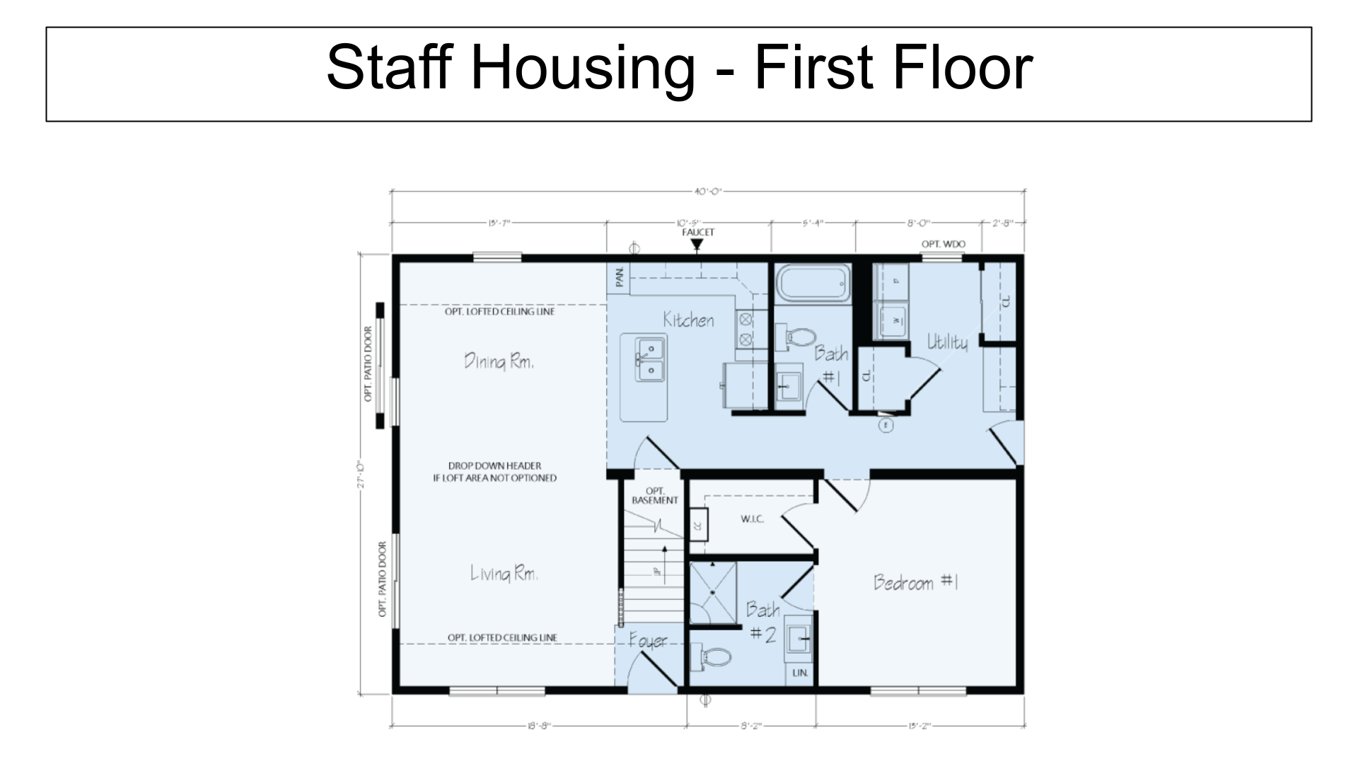 Staff House - 1st Floor