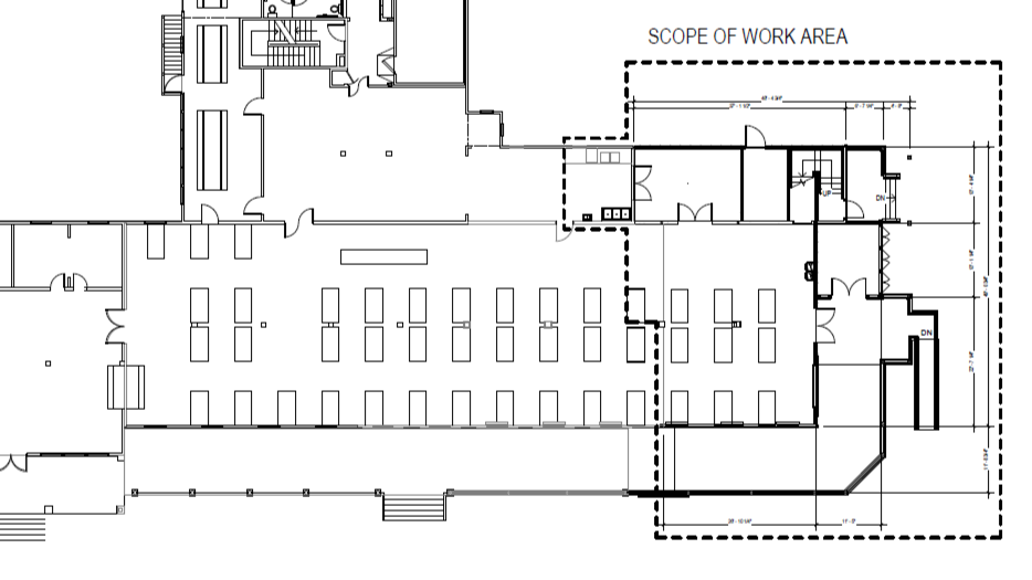 Inn South Addition - 1st Floor (Close Up)
