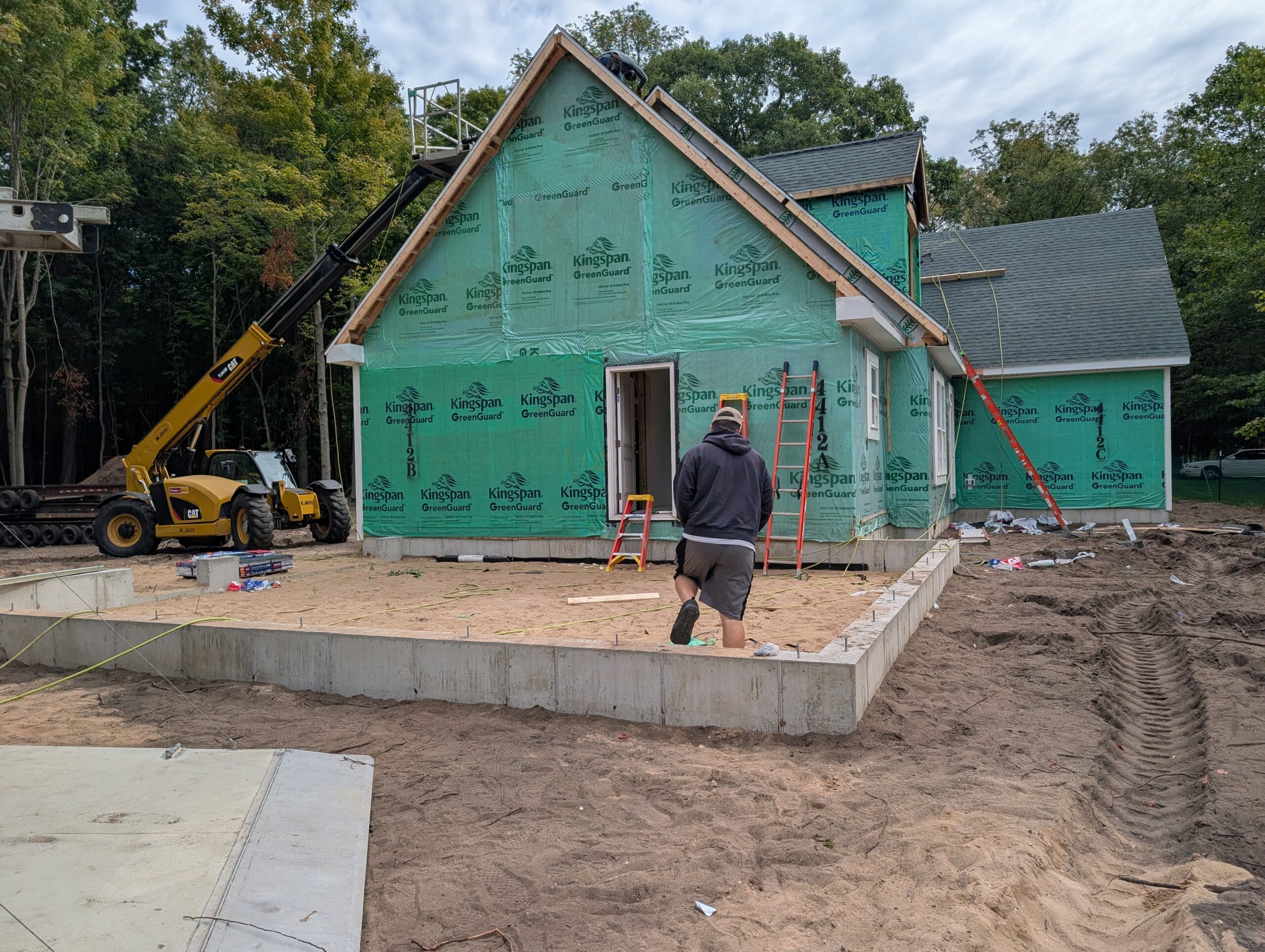 Preparing for Oak Lodge Multipurpose Room (9/30)